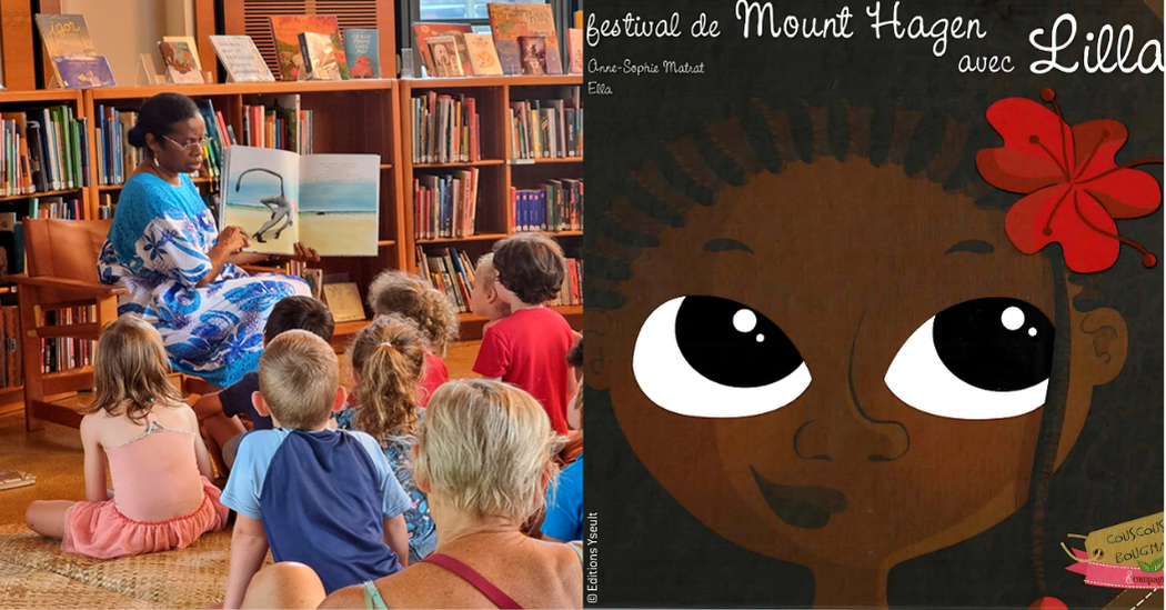 Lecture de contes au centre culturel Tjibaou