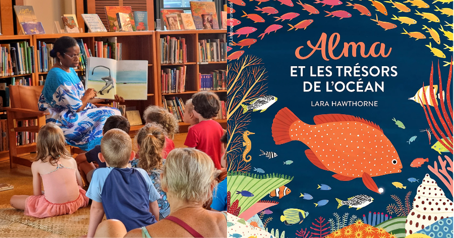 Lecture de contes au centre culturel Tjibaou