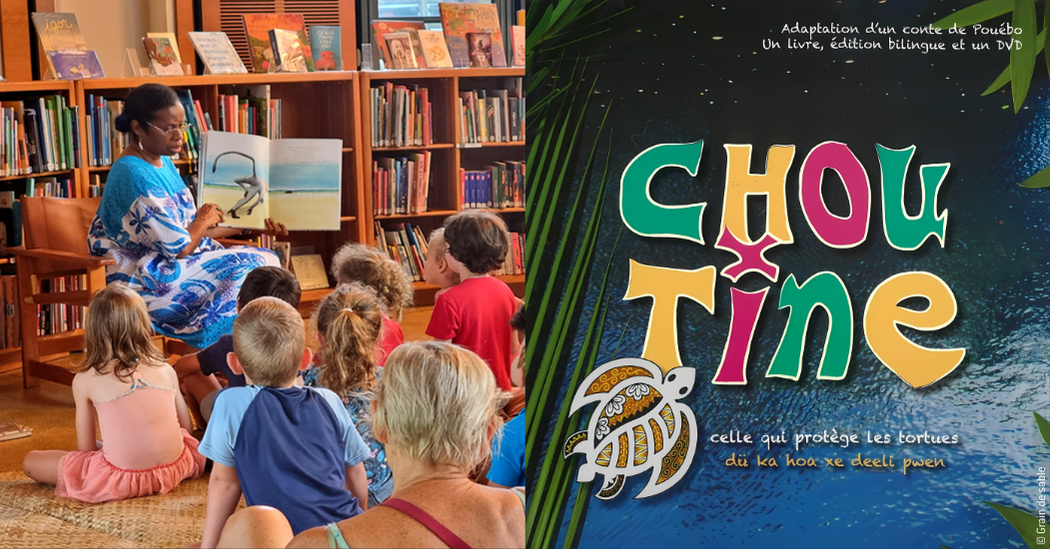 Lecture de contes au centre culturel Tjibaou