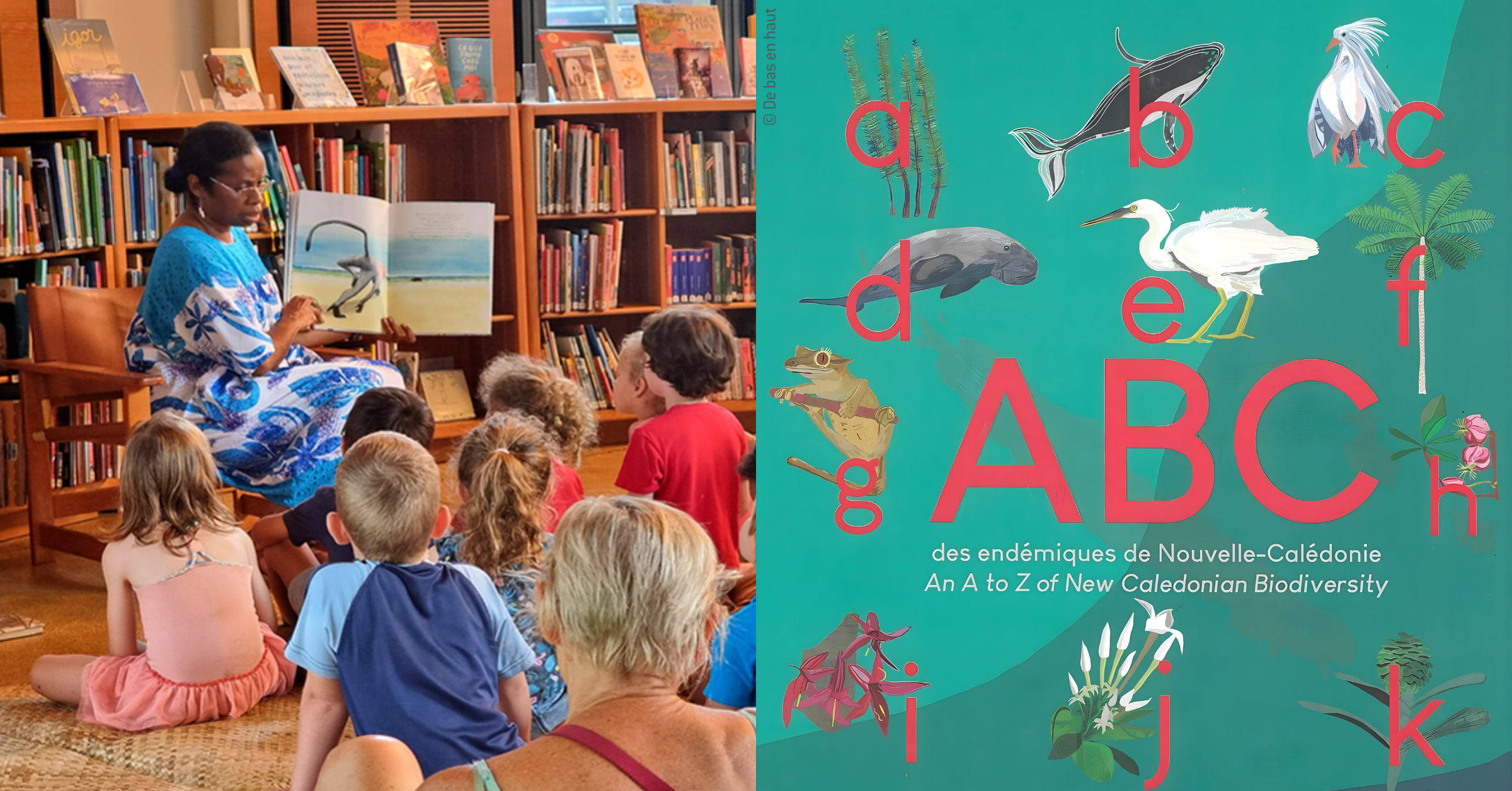 Lecture de contes au centre culturel Tjibaou