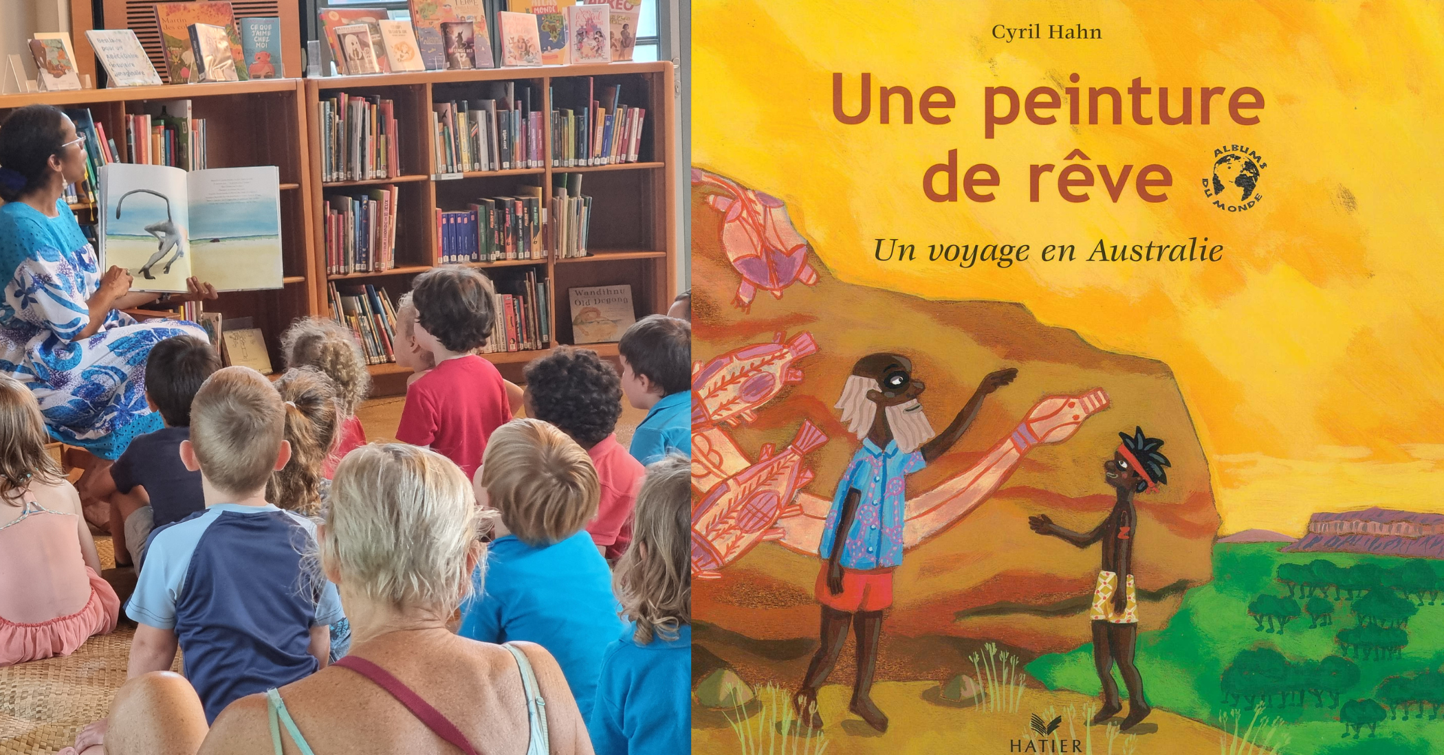 Lecture de contes au centre culturel Tjibaou