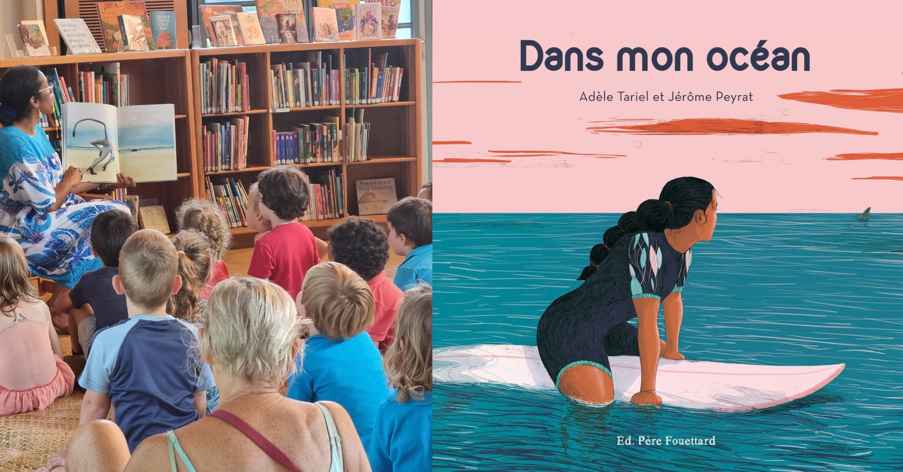 Lecture de contes au centre culturel Tjibaou